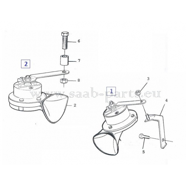      900 Typ 1    electric horn  