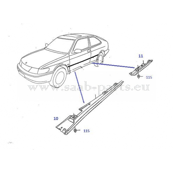 Saab Teile neu + gebraucht 900...