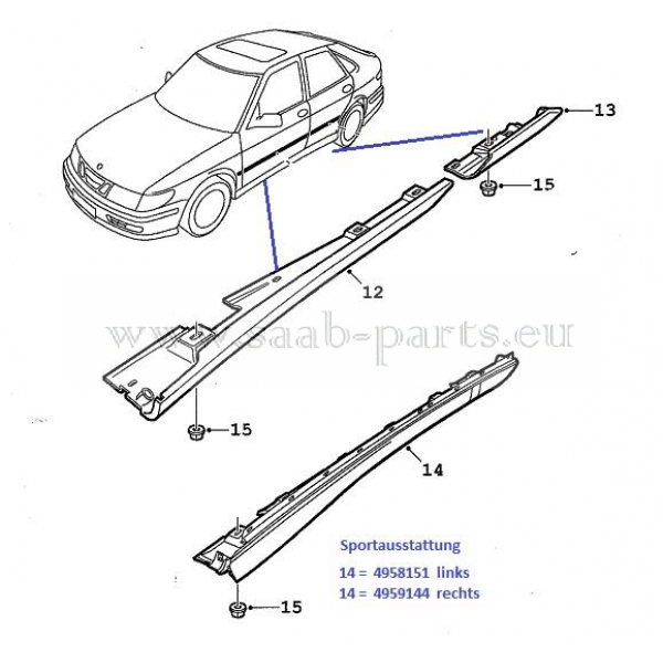     Saab Teile neu + gebraucht  900...