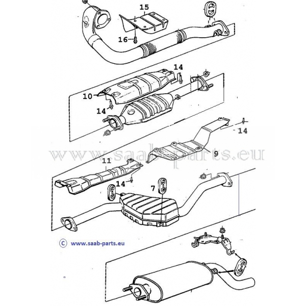   Saab parts 9000 (...