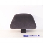 Kopfsttze  velours  ( dunkelgrau )