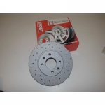 Bremsscheibe vorne Sport gelocht  innenbelftet...