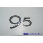 Emblem Heckklappe   " 9.5 "   gebraucht