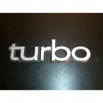Emblem  " turbo"  Motorhaube  900-1 (1986-1990...