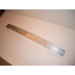Schiene  Aluminium hinter Stostange vorne